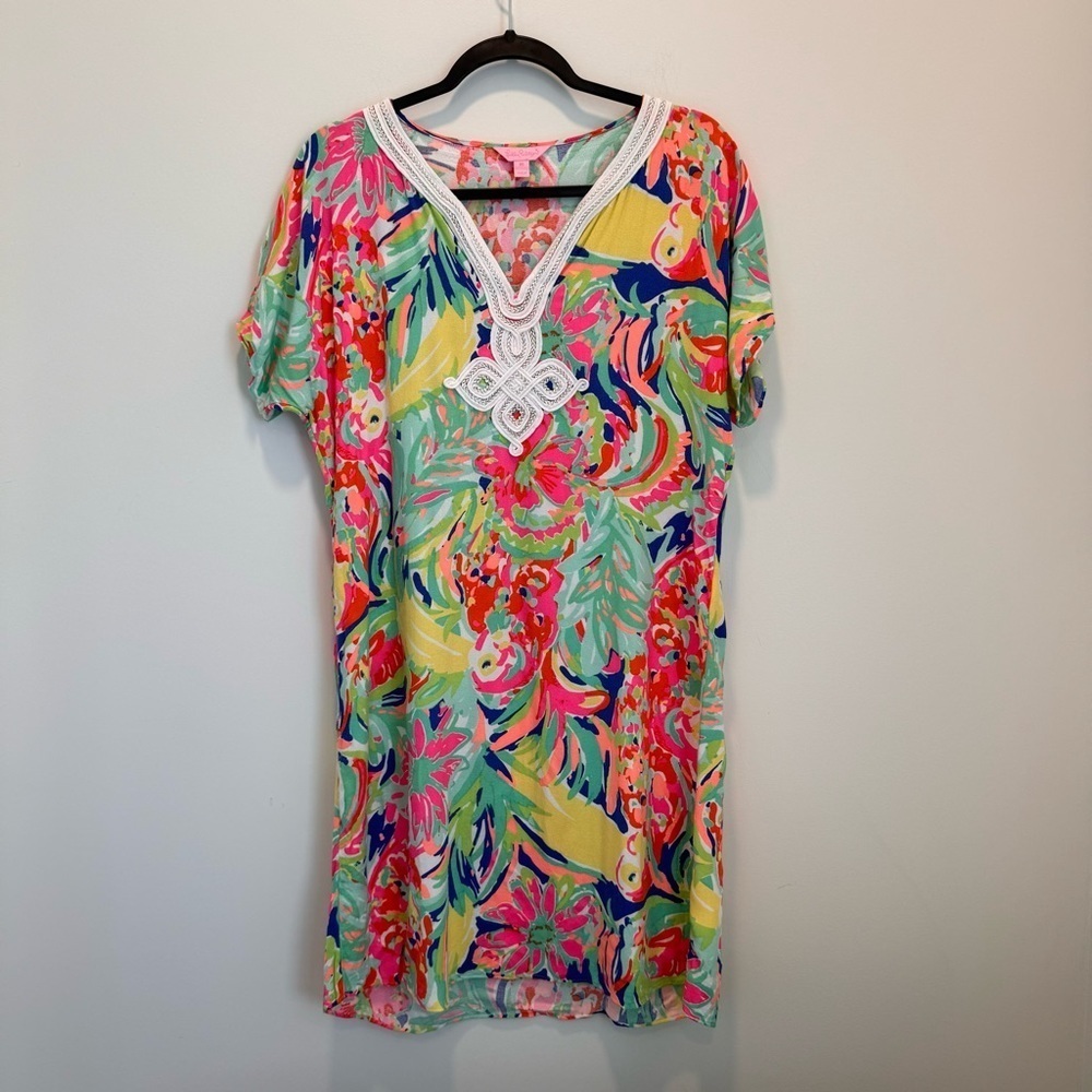 Lilly Pulitzer Harlow Casa Banana Tunic Dress size XS